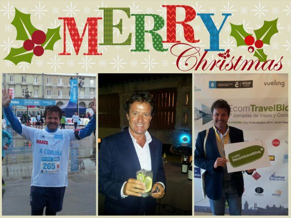 felicitación con dos cubitos